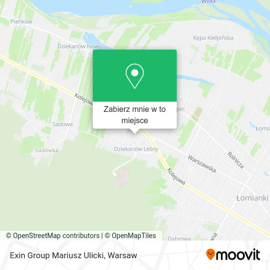 Mapa Exin Group Mariusz Ulicki