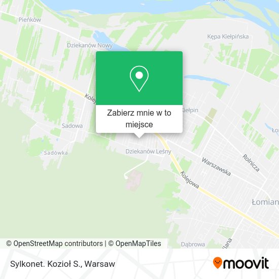 Mapa Sylkonet. Kozioł S.