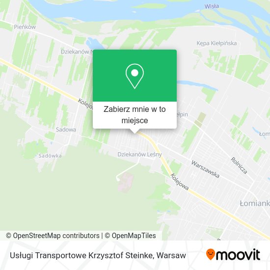 Mapa Usługi Transportowe Krzysztof Steinke