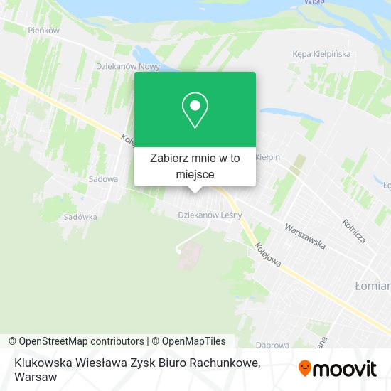 Mapa Klukowska Wiesława Zysk Biuro Rachunkowe