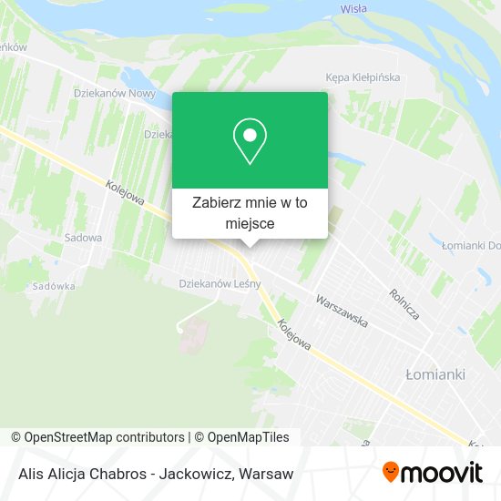 Mapa Alis Alicja Chabros - Jackowicz