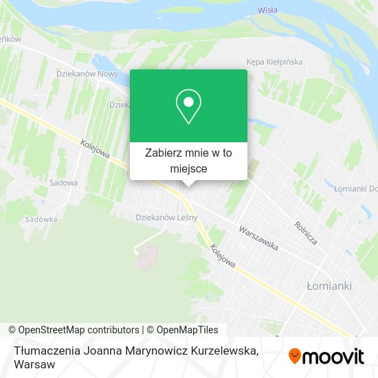 Mapa Tłumaczenia Joanna Marynowicz Kurzelewska