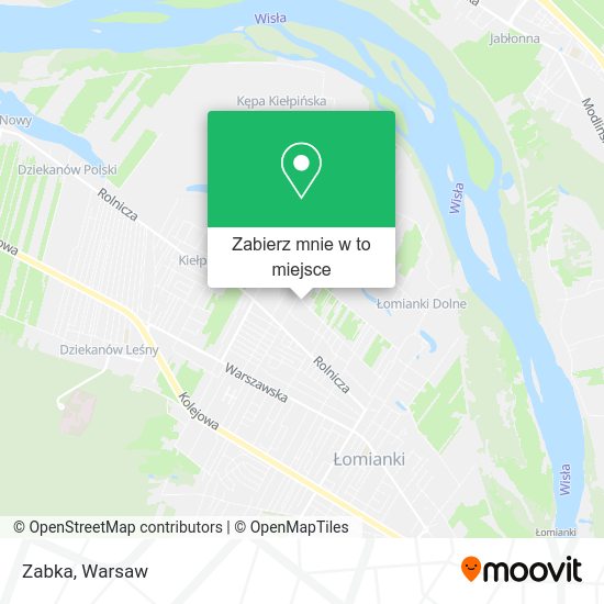 Mapa Zabka