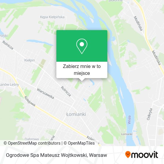 Mapa Ogrodowe Spa Mateusz Wojtkowski