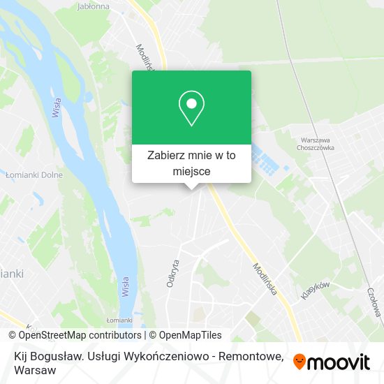 Mapa Kij Bogusław. Usługi Wykończeniowo - Remontowe