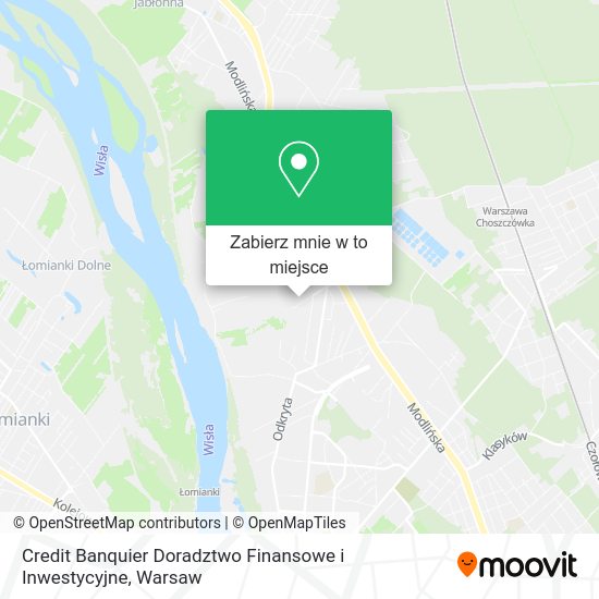 Mapa Credit Banquier Doradztwo Finansowe i Inwestycyjne