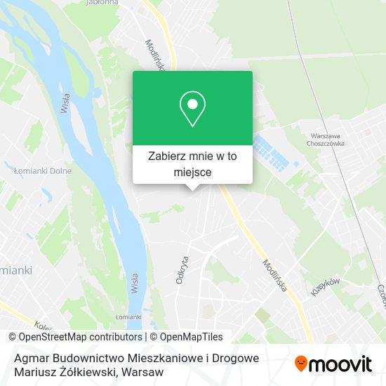 Mapa Agmar Budownictwo Mieszkaniowe i Drogowe Mariusz Żółkiewski