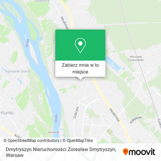 Mapa Dmytryszyn Nieruchomości Zoresław Dmytryszyn