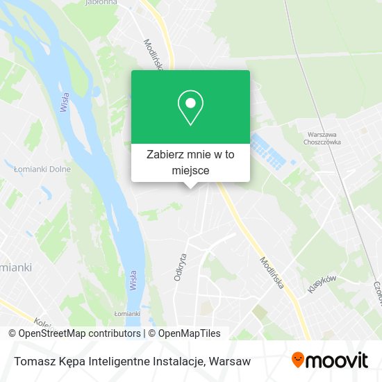 Mapa Tomasz Kępa Inteligentne Instalacje