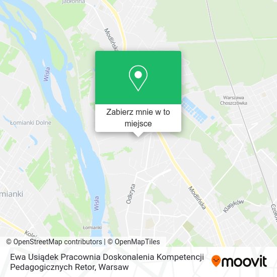 Mapa Ewa Usiądek Pracownia Doskonalenia Kompetencji Pedagogicznych Retor