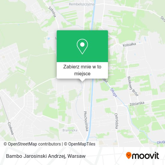 Mapa Bambo Jarosinski Andrzej