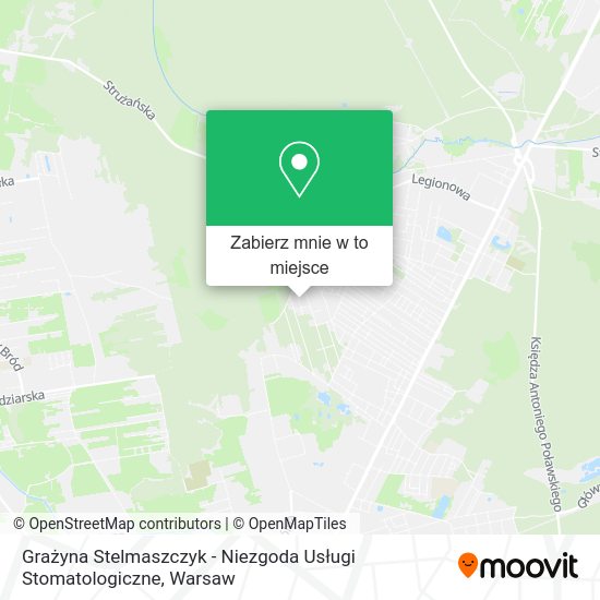 Mapa Grażyna Stelmaszczyk - Niezgoda Usługi Stomatologiczne