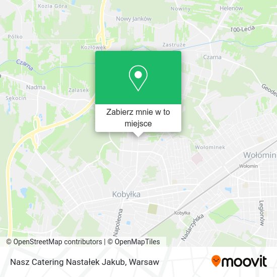 Mapa Nasz Catering Nastałek Jakub