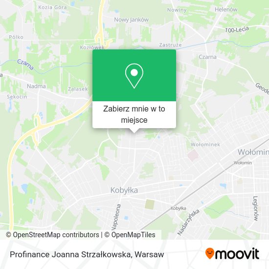 Mapa Profinance Joanna Strzałkowska