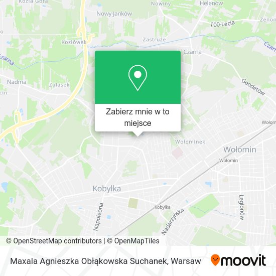 Mapa Maxala Agnieszka Obłąkowska Suchanek