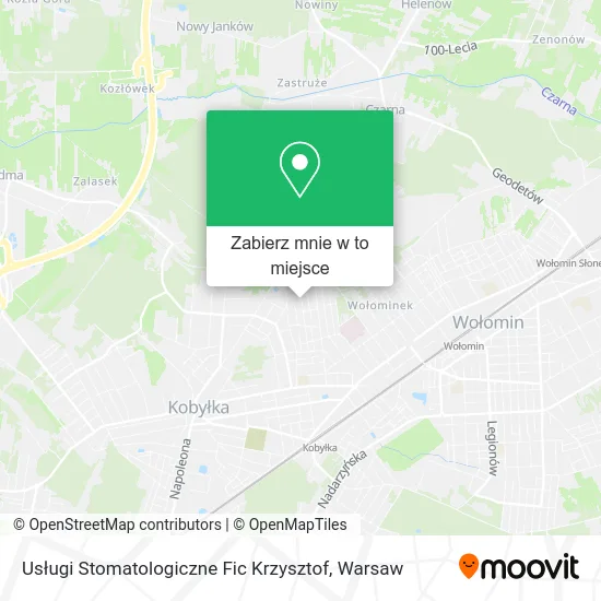 Mapa Usługi Stomatologiczne Fic Krzysztof