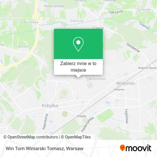 Mapa Win Tom Winiarski Tomasz