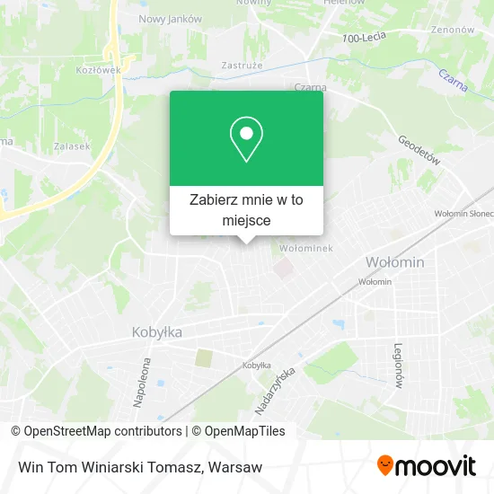 Mapa Win Tom Winiarski Tomasz
