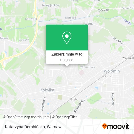 Mapa Katarzyna Dembińska