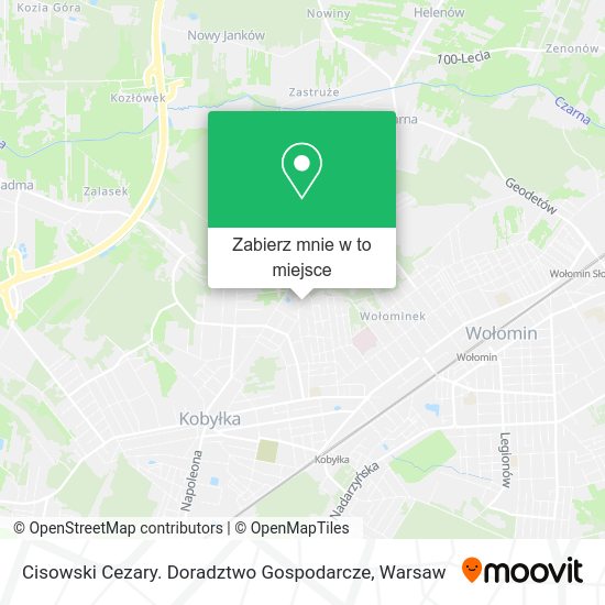 Mapa Cisowski Cezary. Doradztwo Gospodarcze