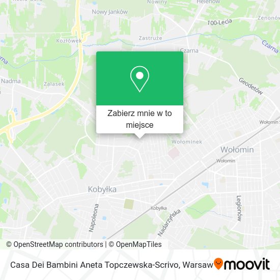 Mapa Casa Dei Bambini Aneta Topczewska-Scrivo