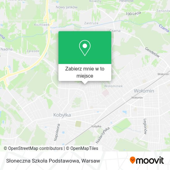 Mapa Słoneczna Szkoła Podstawowa