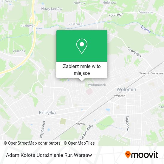 Mapa Adam Kołota Udrażnianie Rur