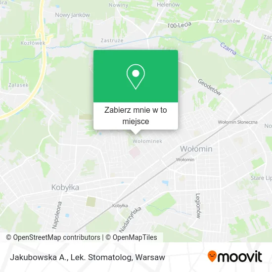 Mapa Jakubowska A., Lek. Stomatolog