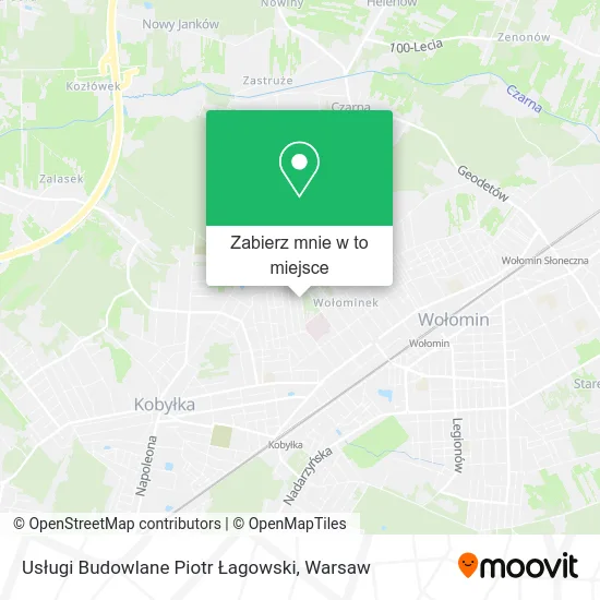 Mapa Usługi Budowlane Piotr Łagowski