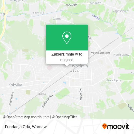Mapa Fundacja Oda