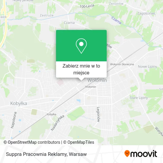Mapa Suppra Pracownia Reklamy
