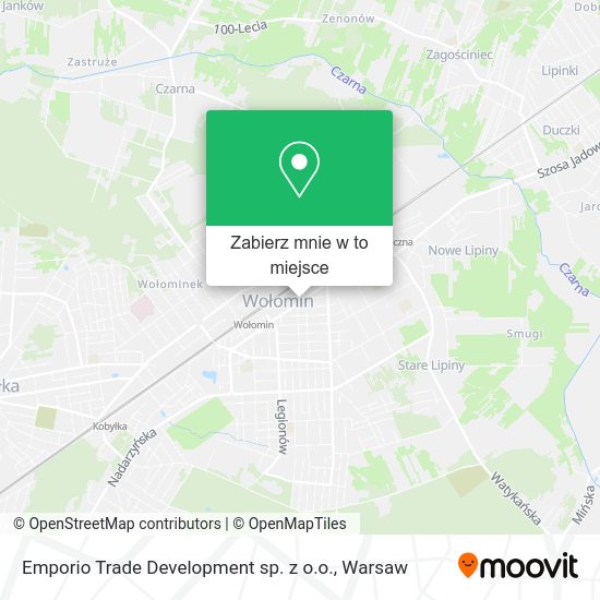 Mapa Emporio Trade Development sp. z o.o.