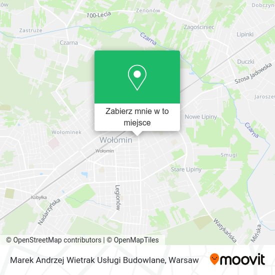 Mapa Marek Andrzej Wietrak Usługi Budowlane