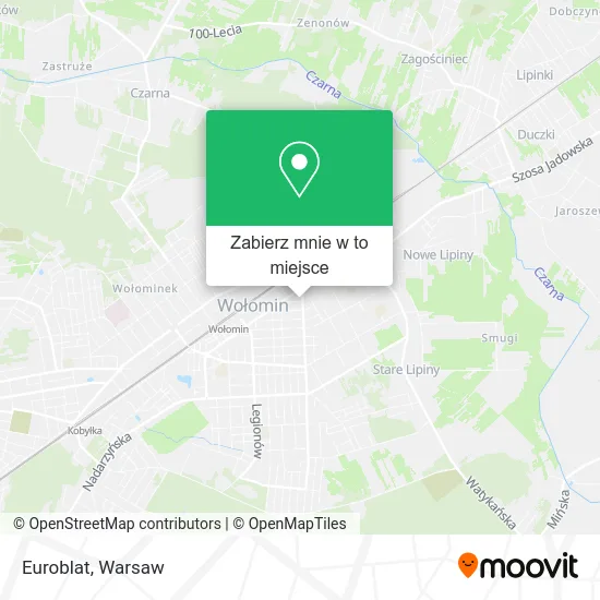 Mapa Euroblat