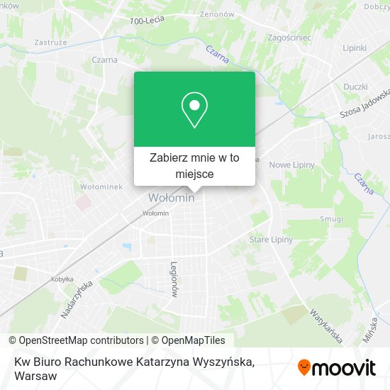 Mapa Kw Biuro Rachunkowe Katarzyna Wyszyńska