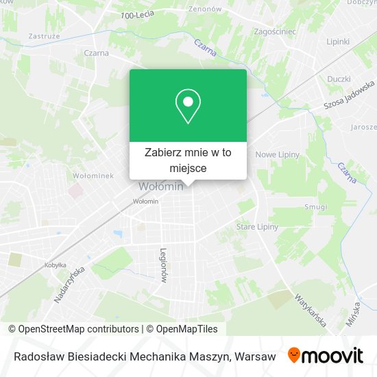 Mapa Radosław Biesiadecki Mechanika Maszyn