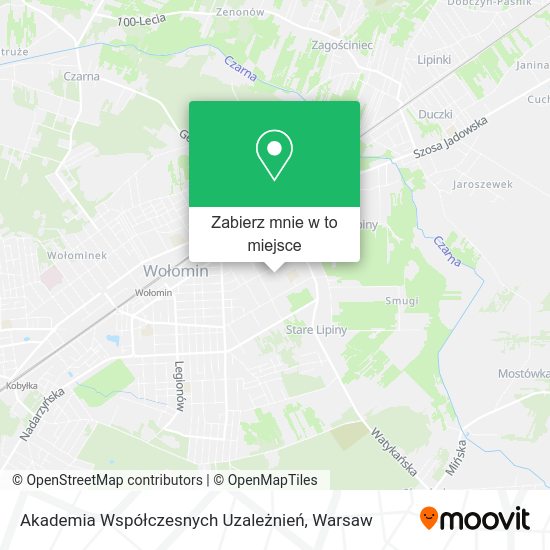 Mapa Akademia Współczesnych Uzależnień