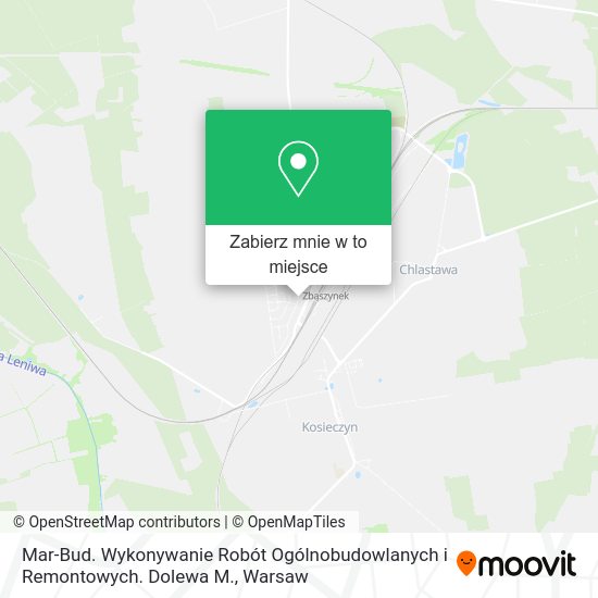 Mapa Mar-Bud. Wykonywanie Robót Ogólnobudowlanych i Remontowych. Dolewa M.