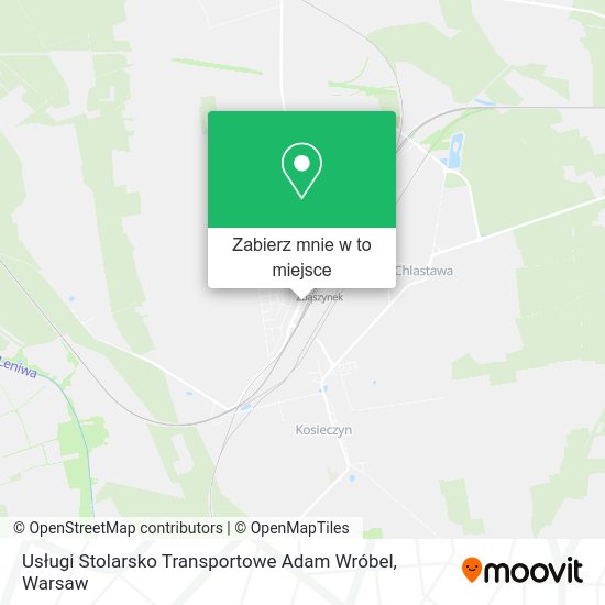 Mapa Usługi Stolarsko Transportowe Adam Wróbel