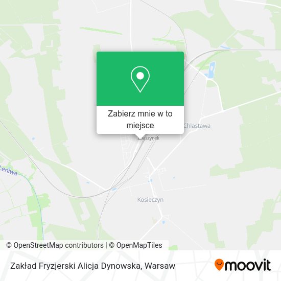 Mapa Zakład Fryzjerski Alicja Dynowska