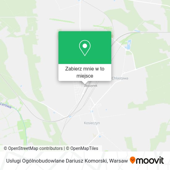 Mapa Usługi Ogólnobudowlane Dariusz Komorski