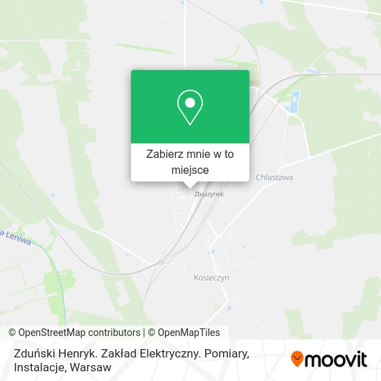 Mapa Zduński Henryk. Zakład Elektryczny. Pomiary, Instalacje