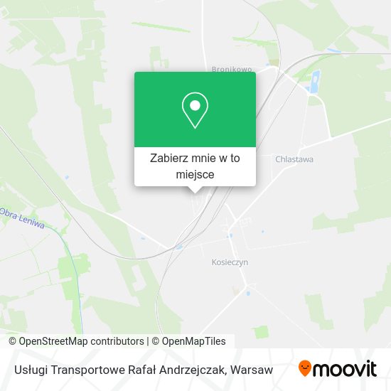 Mapa Usługi Transportowe Rafał Andrzejczak