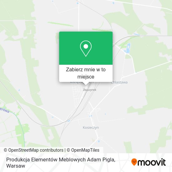 Mapa Produkcja Elementów Meblowych Adam Pigla