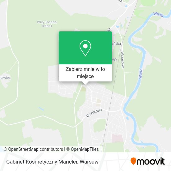 Mapa Gabinet Kosmetyczny Maricler