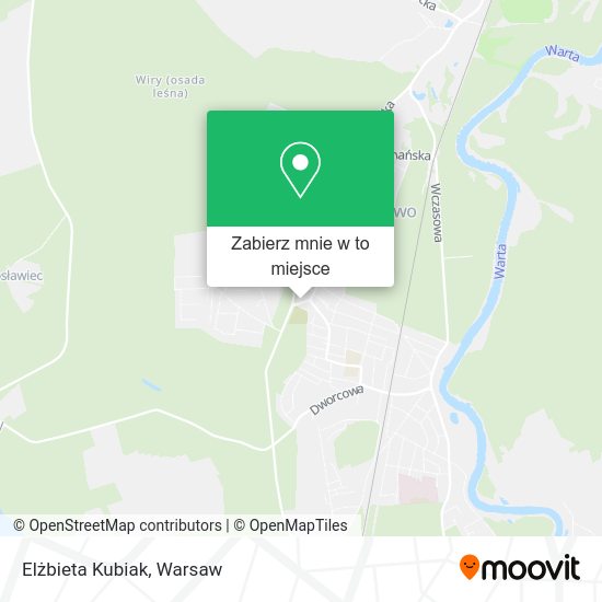 Mapa Elżbieta Kubiak