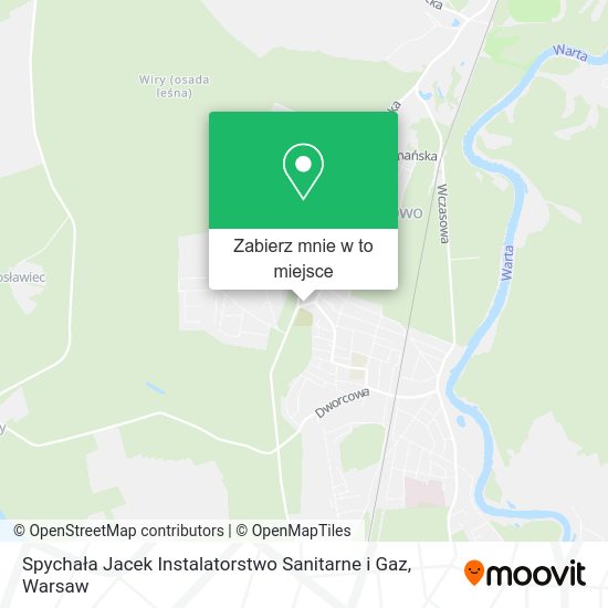 Mapa Spychała Jacek Instalatorstwo Sanitarne i Gaz