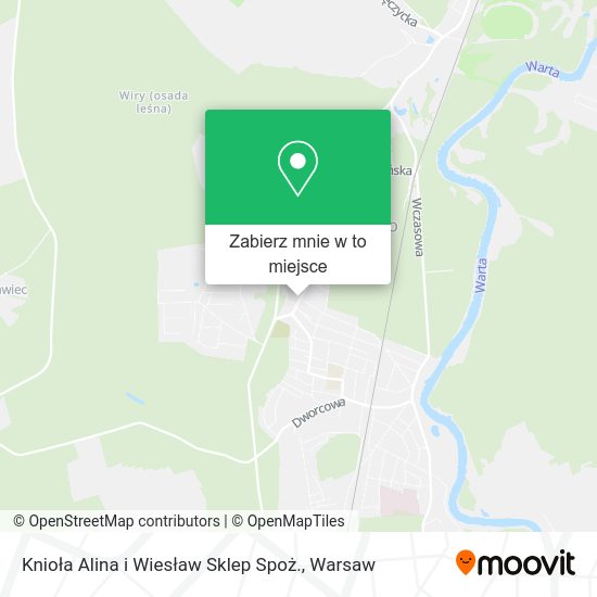 Mapa Knioła Alina i Wiesław Sklep Spoż.