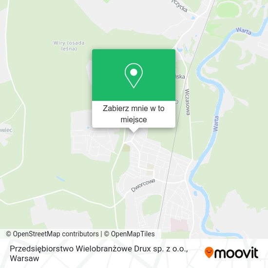 Mapa Przedsiębiorstwo Wielobranżowe Drux sp. z o.o.