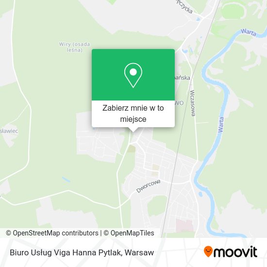 Mapa Biuro Usług Viga Hanna Pytlak